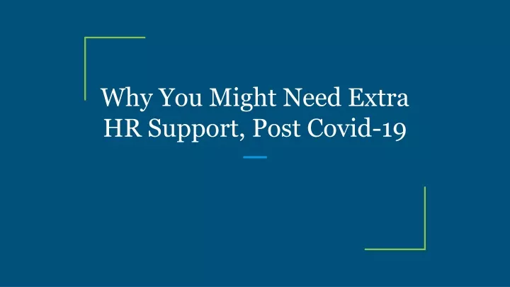 why you might need extra hr support post covid 19