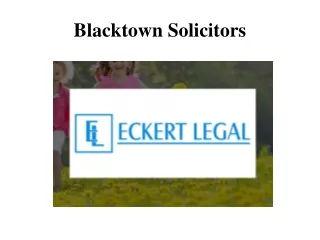 Blacktown Solicitors