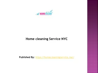 Home cleaning Service NYC