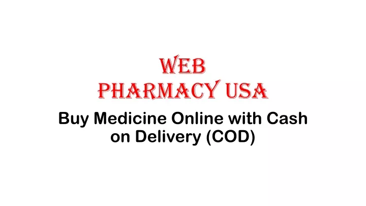 web pharmacy usa