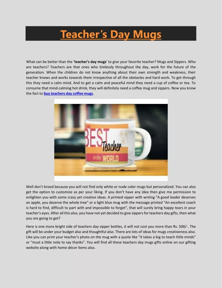 teacher s day mugs