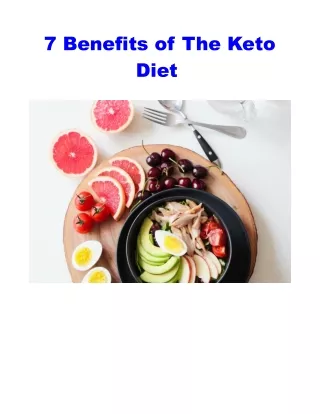 7 Benefits of Keto Diets