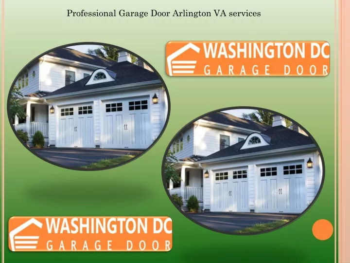 professional garage door arlington va services