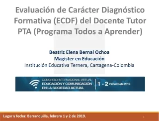 evaluaci n de car cter diagn stico formativa ecdf
