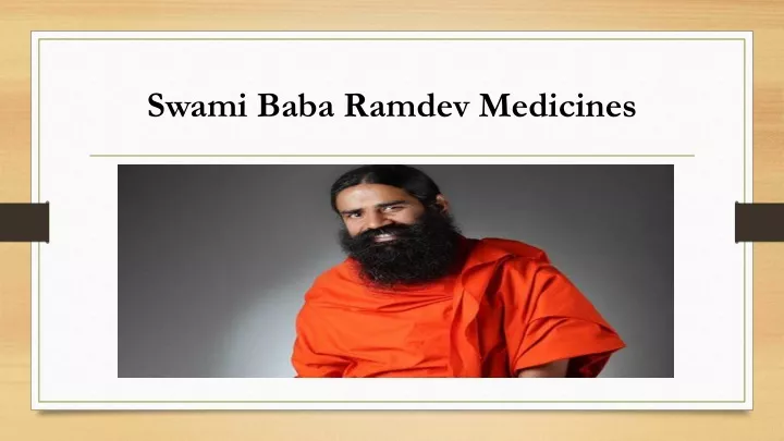 swami baba ramdev medicines