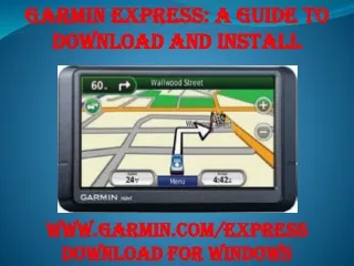 Garmin Express: A Guide to Download and Install