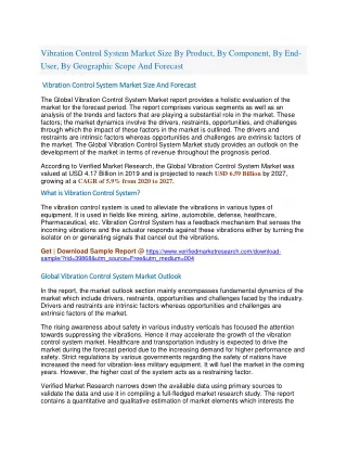 vibration control system market size by product