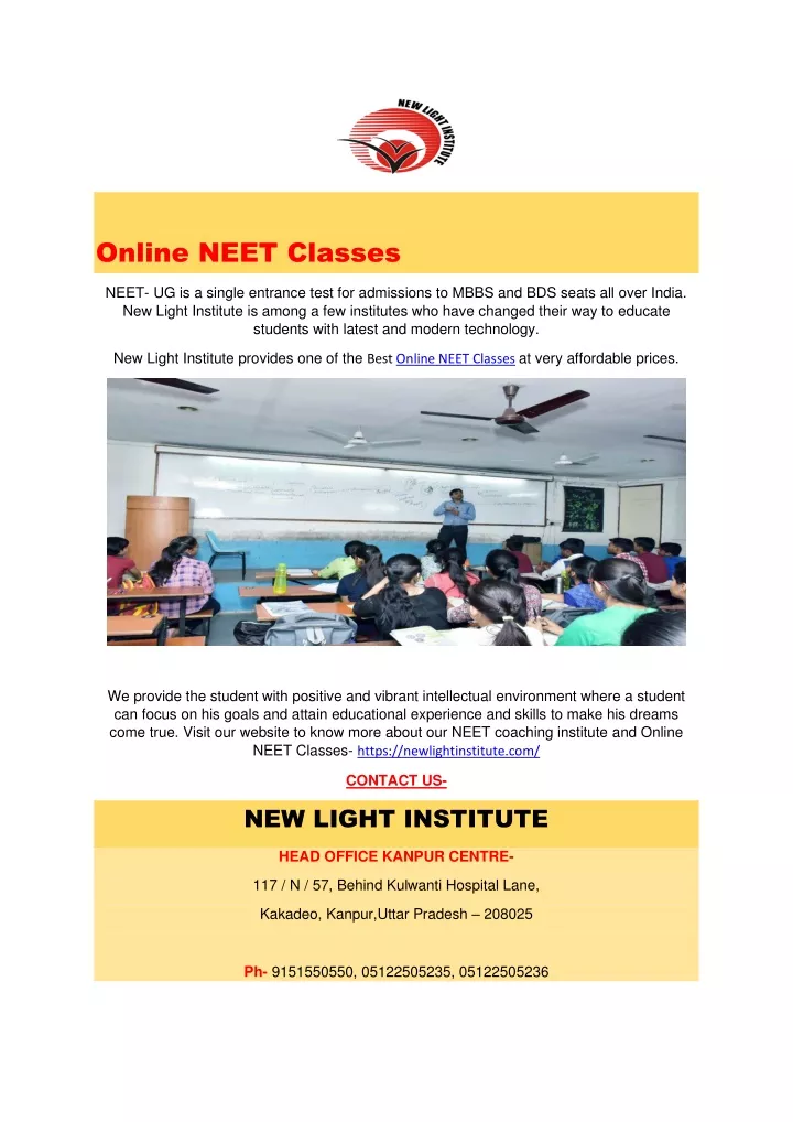 online neet classes