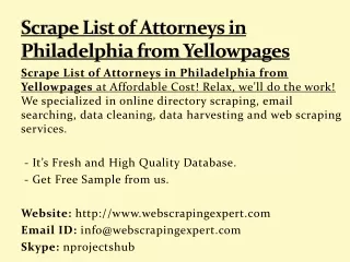 scrape list of attorneys in philadelphia from yellowpages