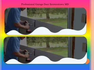 professional garage door reisterstown md