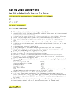 acc 556 week 4 homework just click on below link