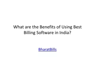 Best Gst Billing Software