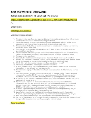 acc 556 week 9 homework just click on below link