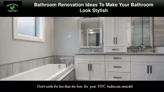Best Bathroom Remodeling Ideas  For  NYC  Homes