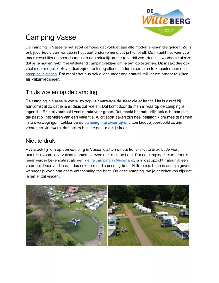 camping vasse