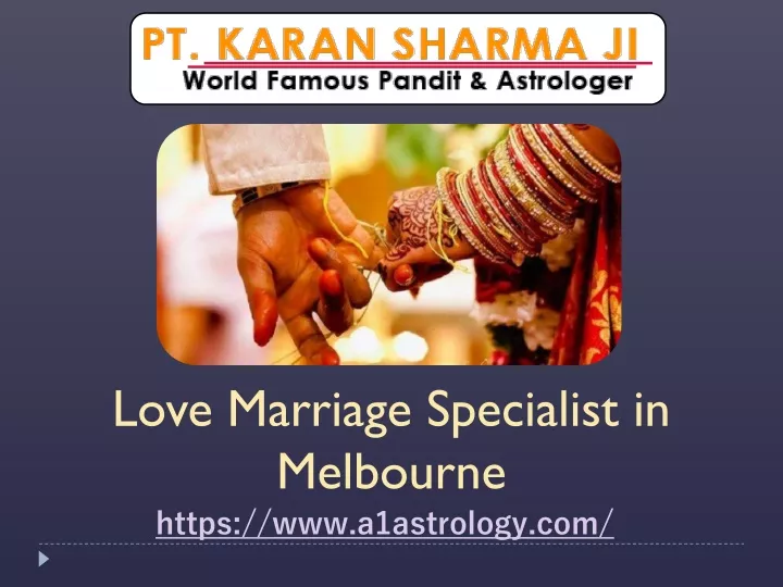 love marriage specialist in melbourne