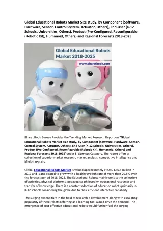 global educational robots market size study