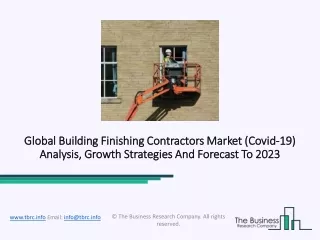global building finishing contractors market