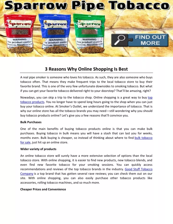3 reasons why online shopping is best