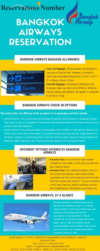 bangkok airways reservation