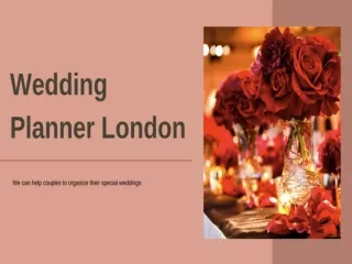 Wedding Planner London