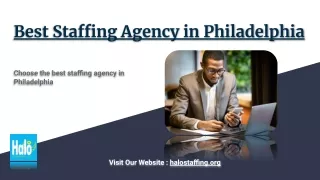 Best Staffing Agency in Philadelphia