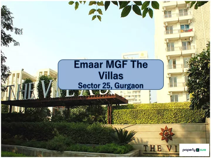 emaar mgf the villas sector 25 gurgaon