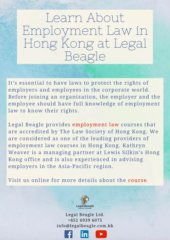 learn about employment law in hong kong at legal