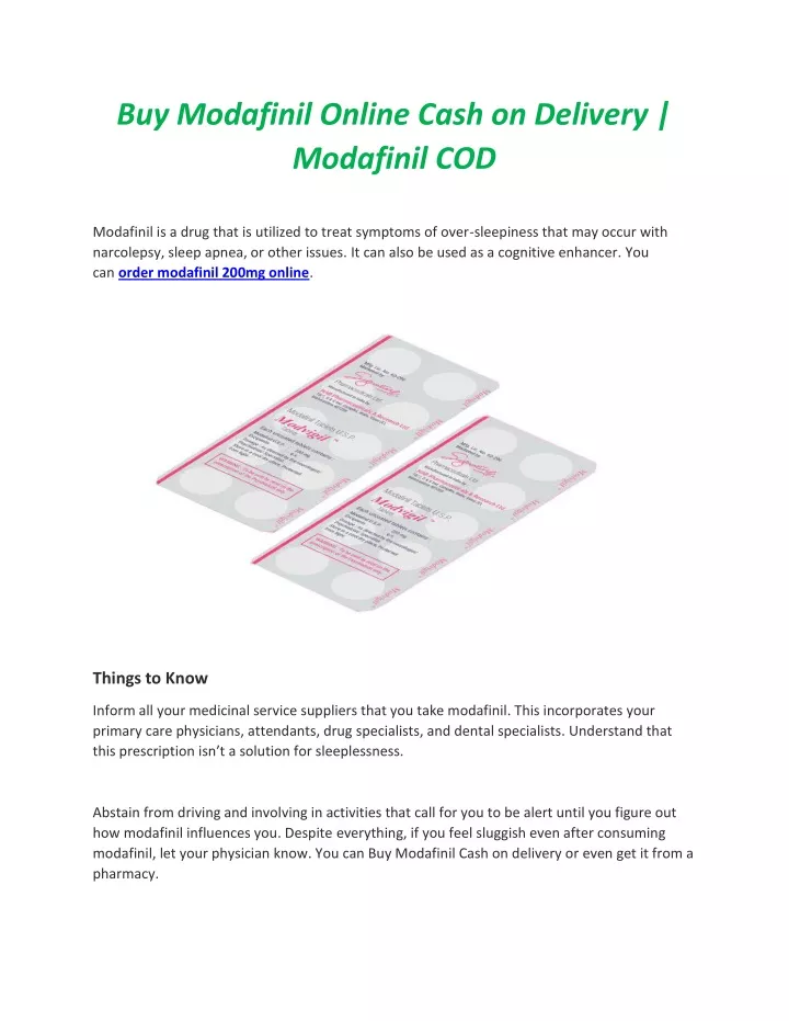 buy modafinil online cash on delivery modafinil