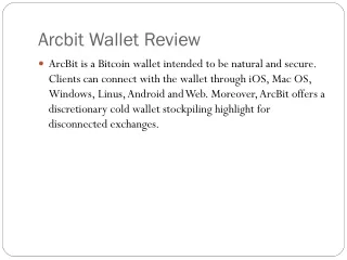 arcbit wallet review