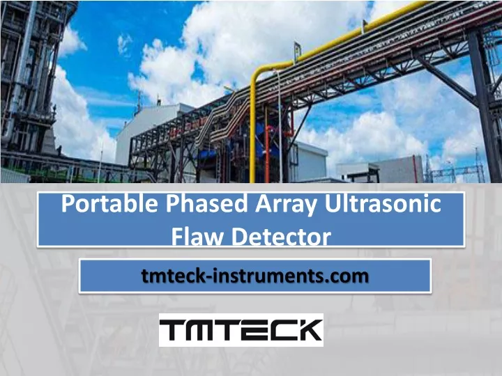 portable phased array ultrasonic flaw detector