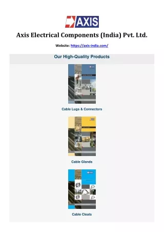 Axis Electrical Components (India) Pvt. Ltd.
