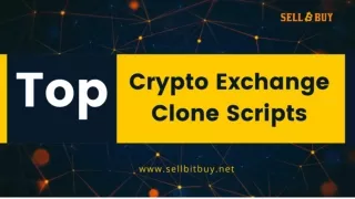 Top Cryptocurrency Exchange Clone Scripts