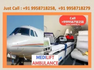 Excellent Medilift Air Ambulance Service in Patna