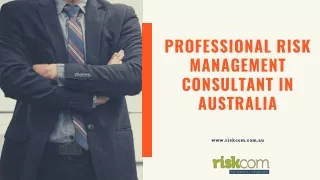 Professional Risk Management Consultant in Australia