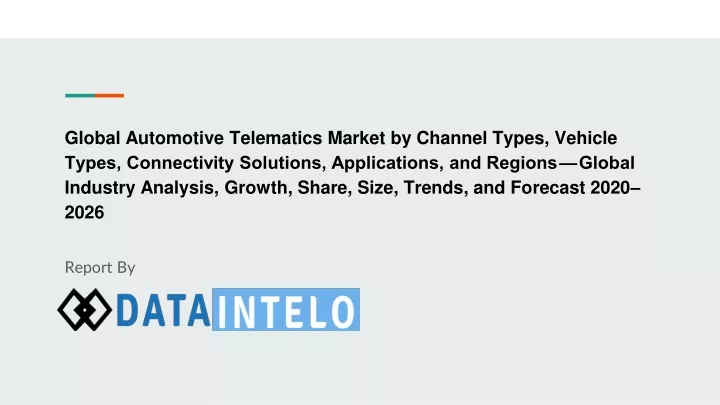 global automotive telematics market by channel