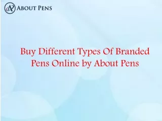 Best Selling Pens | About Pens