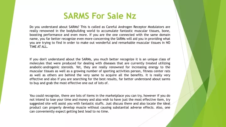sarms for sale nz