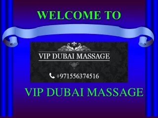 Body to Body Massage Dubai 