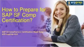 how to prepare for sap sf comp certification