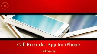 Best Call Recorder App for IPhone - CallTap