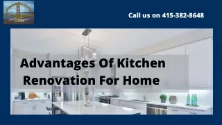 Advantages Of Kitchen Renovation For Home