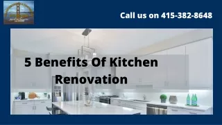 5 Benefits Of Kitchen Renovation