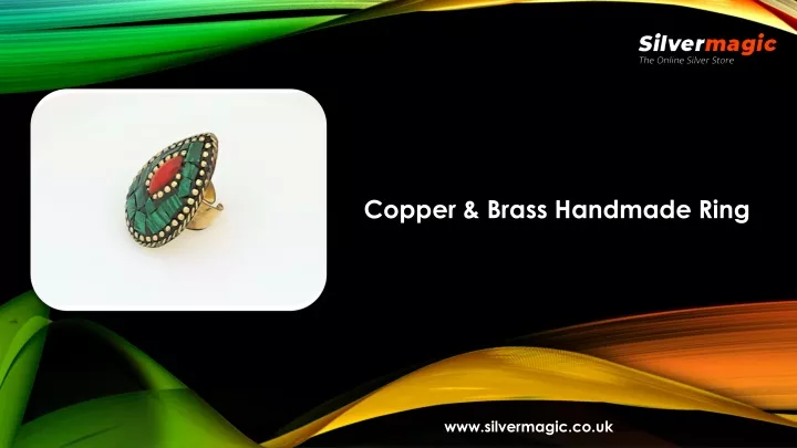 copper brass handmade ring