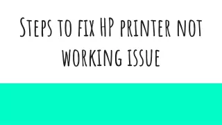 hp printer not working after windows 10 update
