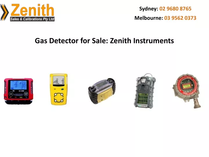 gas detector for sale zenith instruments