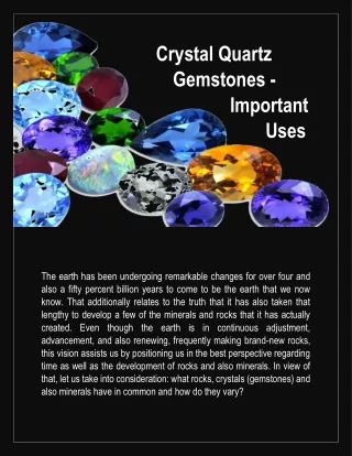 Crystal Gemstones