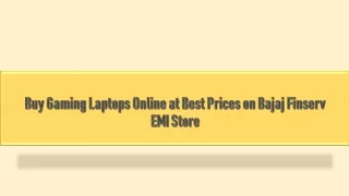 buy gaming laptops online at best prices on bajaj finserv emi store