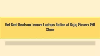 get best deals on lenovo laptops online at bajaj finserv emi store