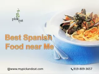 Best delicious Spanish Food near Me in NYC at reasonable price  | My Pick and Eat